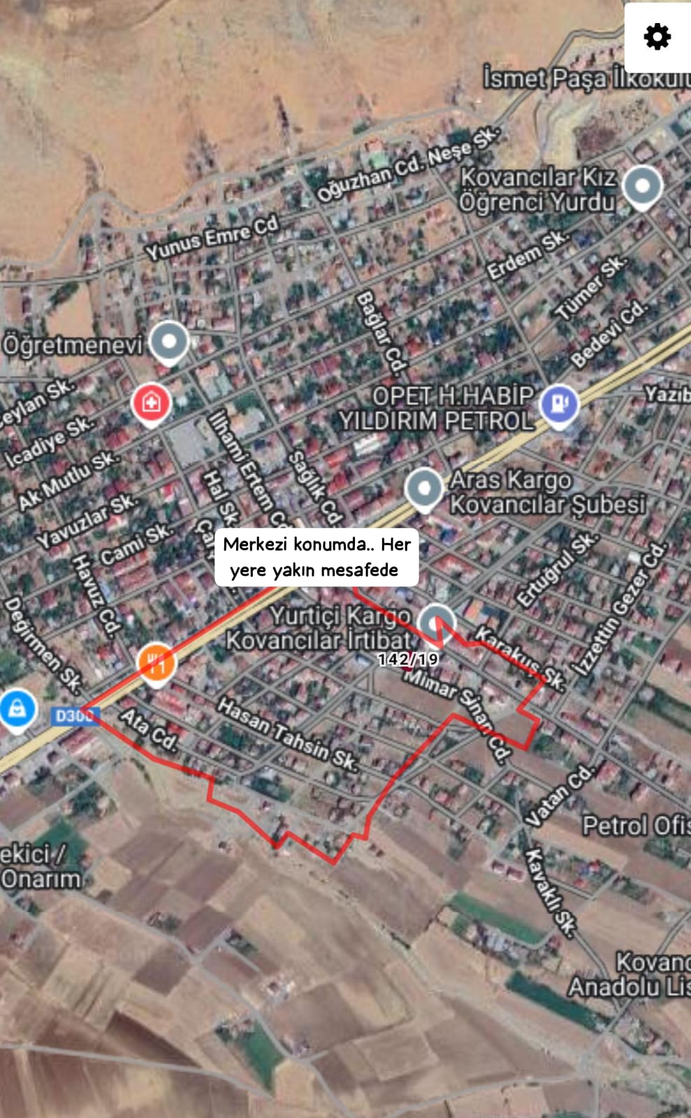 çarşı merkezde mükemmel bir konumda fırsat arsa 426M²  - ELAZIĞ KOVANCILAR fotoğraf 3